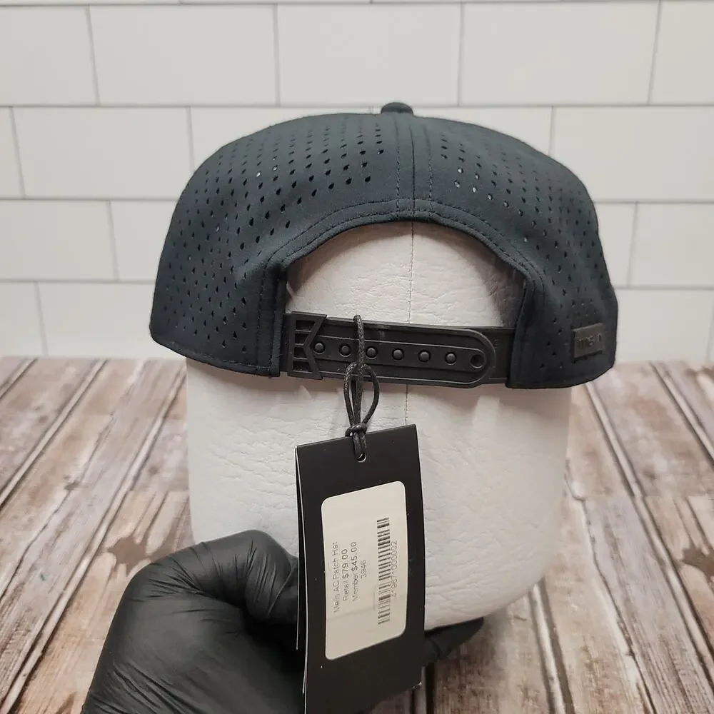 Melin Odyssey Hydro Admirals Cove Marina Snapback Hat Black NWT OSFM